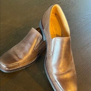Sandro Moscoloni Brown Leather Men's Loafers